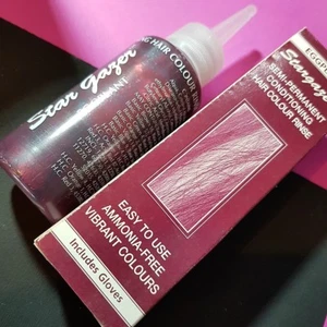 STARGAZER EGGPLANT SEMI PERMANENT HAIR COLOUR RINSE HALLOWEEN GOTHIC PUNK EMO - Foto 1 di 1