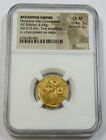 GOLD 613-641 AD NGC XF Byzantine Empire Heraclius Constantine Coin Item #31183B