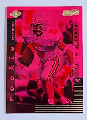 1999 Collector's Edge Supreme #166A Michael Wiley RC SP Pink Prioduction Error  - Image 1 of 2