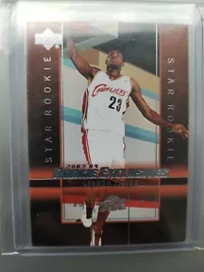 🔥 LEBRON JAMES - 2003-04 UPPER DECK ROOKIE EXCLUSIVES ROOKIE CARD #1 💎INVEST - Picture 1 of 2