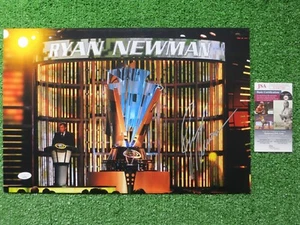 RYAN NEWMAN NASCAR AT THE AWARDS CEREMONY SIGNED 12x18 PHOTO JSA COA - Picture 1 of 4