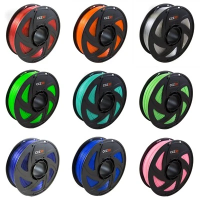 Filamento PETG para impressão 3D - 1,75 mm - 1 kg/2,2 lb - CCE3D - Imagem 1 de 4