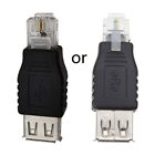 USB 2.0 USB-A Female To RJ11 6P2C Male Ethernet Network Phone Connector Adapter
