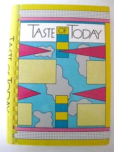 Taste of today Brandeis University National Women's Committee Spiral Cookbook 87 - Imagen 1 de 3