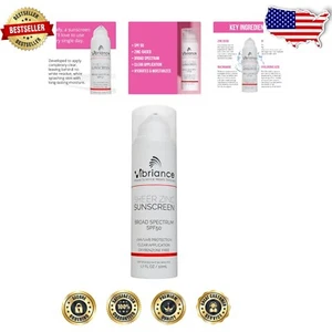 Broad Spectrum SPF 50 Zinc Face Sunscreen - Hydrating Tinted Moisturizer - Picture 1 of 9