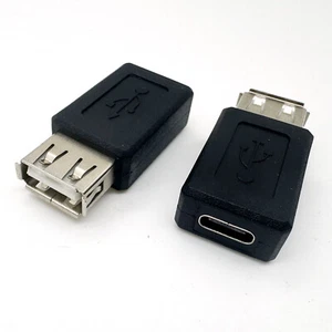 10x USB 2.0 A Female to 3.1 Type C Female Data Sync Charging Laptop PC Connector - Picture 1 of 12