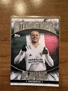Tarjeta insertada 2022 Topps MLS International Players Chicharito México LA Galaxy - Imagen 1 de 2
