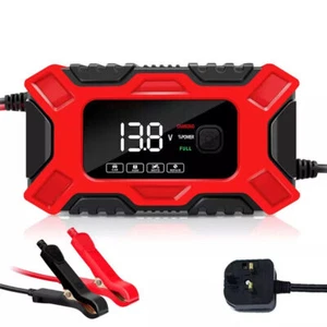 New Smart Car Battery Charger Automatic Jump Starter Pulse Repair 12V AGM/GEL UK - Picture 1 of 12