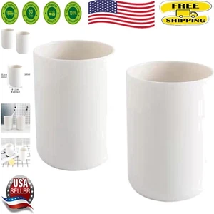 Unbreakable White Tumbler Set, 300ml Dishwasher Safe Drink Cups - 2 Count - Picture 1 of 8