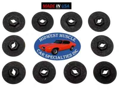 Trim Panel Molding Clip Emblem Pal Thread Cutting Speed Nuts Fits Ford 10pcs F - Image 1 of 4