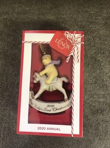 LENOX Disney POOH Baby 1st Christmas 2020 Annual Christmas ORNAMENT NEW In Box - Picture 1 of 3