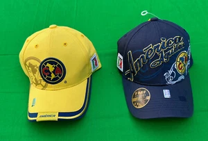 Lot of 2 Club Aguilas Del America Hats Size Youth S. - Picture 1 of 9
