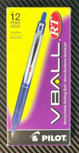Pilot VBall RT Fein 0,7 mm Flüssigtinte Tintenroller Blau 12er Pack #26207 - Bild 1 von 7