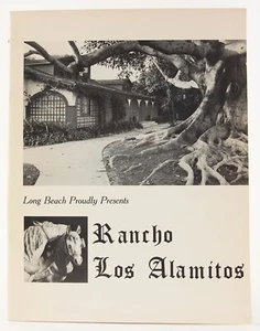 Rancho Los Alamitos 1970 Pictorial Long Beach, California City Landmark Scarce - Imagen 1 de 10