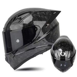 Carbon Fiber Motorcycle Helmet Full Face Lightweight Helmets Double Visors - Bild 1 von 19