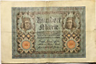 Deutsches Reich 100 Mark 1920 Papiergeld Banknoten Geldschein echt gelaufen 