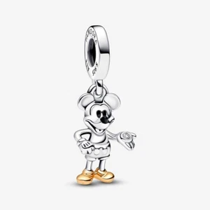 Pandora Disney 100th Anniversary Mickey Mouse Charm 792812C01 BNWOT - Picture 1 of 2