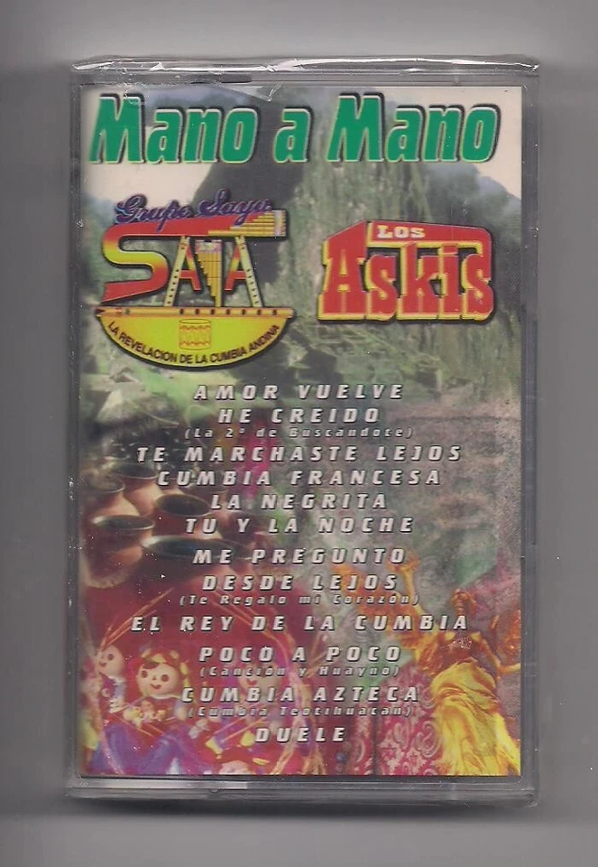 GRUPO SAYA / LOS ASKIS - Mano A Mano SEALED rare 1999 Cassette - Image 1 of 1