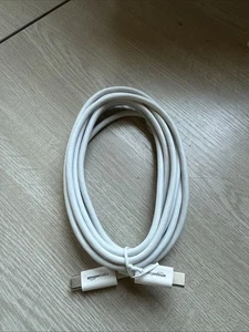 Amazon Basics USB-C to Fast Charger Cable, 480Mbps Speed, 9-Foot, White - Picture 1 of 2