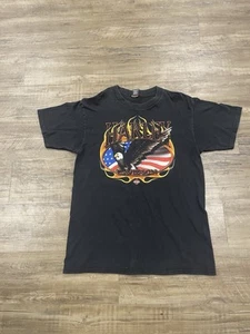 Vintage Harley Davidson Flame Biker Shirt Mens L - Picture 1 of 6