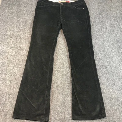 Pantalones acampanados de pana Guess Jeans talla 32 elásticos negros Foto 1 de 4