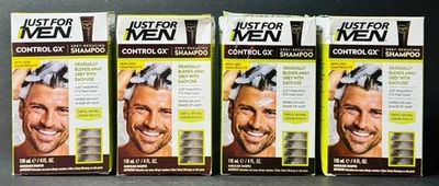3 Cajas Solo Para Hombres Control GX Champú Gris Reductor 4 fl. oz. Cada Foto 1 de 4