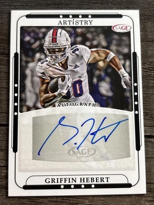2023 SAGE Artistry - Autographs Griffin Hebert #ART-GH2 (AU, RC) - Image 1 of 2