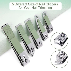 Professionelle Nagelset Maniküre Pediküre Set 35 teilig Nagelschere Nagelzange  - Bild 1 von 7