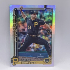 2025 Topps David Bednar Silver Holo 381 Pittsburg Pirates - Picture 1 of 3