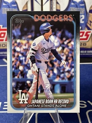 2024 Topps Update - Season Highlights Checklist Shohei Ohtani #US123 - Image 1 of 3