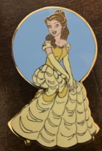 Disney Aste LE 500 Principessa Belle Spilla Cerchio Blu - Foto 1 di 6