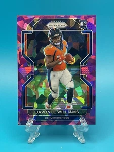 2021 Panini Prizm Javonte Williams #345 Purple Ice Prizm /225 (RC) - Picture 1 of 3