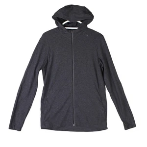 Lululemon Surge Warm Full Zip Hoodie Jacket Men's M Charcoal Running LM4A77S EUC - Picture 1 of 11