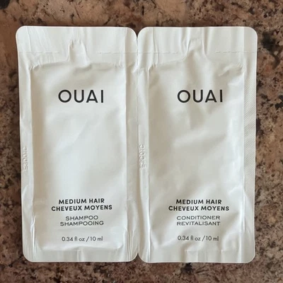OUAI Medium Hair Shampoo And Conditioner Sample Travel - Image 1 of 2