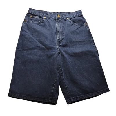 Bermudas de mezclilla lavadas oscuras vintage CHIC para mujer talla 11 hechas en EE. UU. Foto 1 de 4