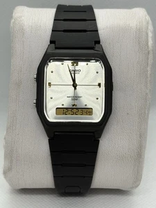 Reloj Casio Analógico Digital Doble Hora Correa Resina Negra AW48HE-7A AW-48HE-7A - Imagen 1 de 13