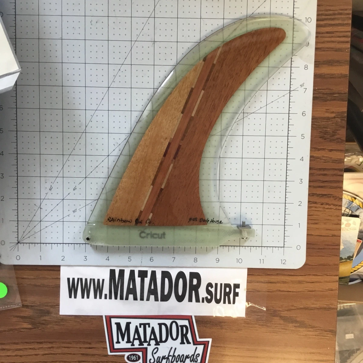 値下げ】RFC el Gato 9.5 wood fin フィン RFC el Gato 9.5 wood fin