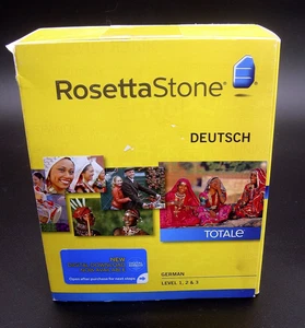 Rosetta Stone German Level 1,2,3 Deutsch For PC Sealed Box - Picture 1 of 4