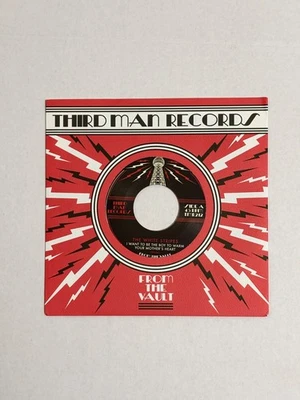 The White Stripes Third Man Records Vault Red Vinyl Record 45 RPM I Want To Be - Image 1 of 4