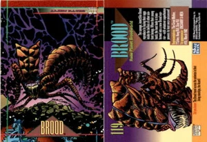 1993 Skybox, Marvel Universe Series 4, #119 Brood, Alien Races - Picture 1 of 1