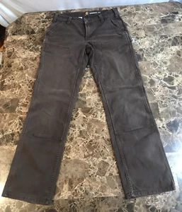 Pantalone Carhartt donna taglia 2 regular tela doppio ginocchio falegname denim - Foto 1 di 14