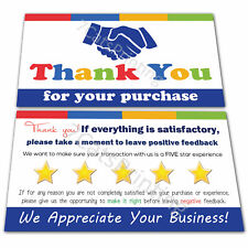 Thank You Cards for eBay Seller (100)