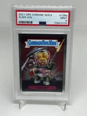 2021 Garbage Pail Kids Chrome Series 4 Alien Ian #138a PSA 9 - Image 1 of 2