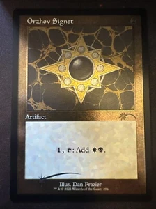 Orzhov Signet (incisione su pellicola) Tana Segreta Serie Goccia Foil RAY - Foto 1 di 3