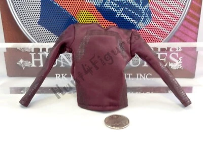 Hot Toys MMS421 GOTG Vol. 2 Star Lord 1/6 action figure's Burgundy Shirt Only  - Image 1 of 4