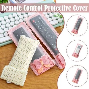Bow Lace Fabric Remote Control Cover Dust Cover Protective Cover GXR J4C6 T2R4 - Picture 1 of 30
