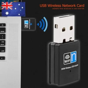 USB WiFi Adapter 300Mbps USB 2.0 WiFi Dongle 802.11 n/g/b Wireless Network Cards - Afbeelding 1 van 7