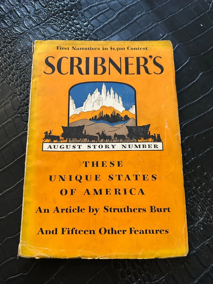 AUGUST 1931 The Scribners magazine - Great ads - Image 1 of 1
