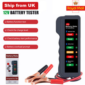 12V Volt Auto Car Battery Alternator Tester Charge Voltage 6 LED Diagnostic Tool