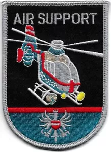 Österreich TIROL Helicopter AIR SUPPORT Polizei Abzeichen Patch Flugpolizei Hubi - Bild 1 von 2